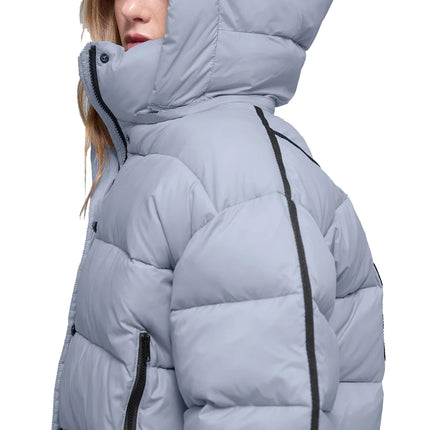 alo Women's Aspen Love Puffer Jacket Winter Frost