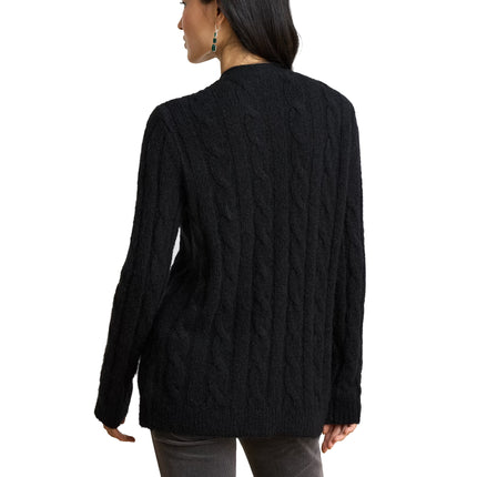 Polo Ralph Lauren Women's Bullion Cable-Knit Cardigan Black