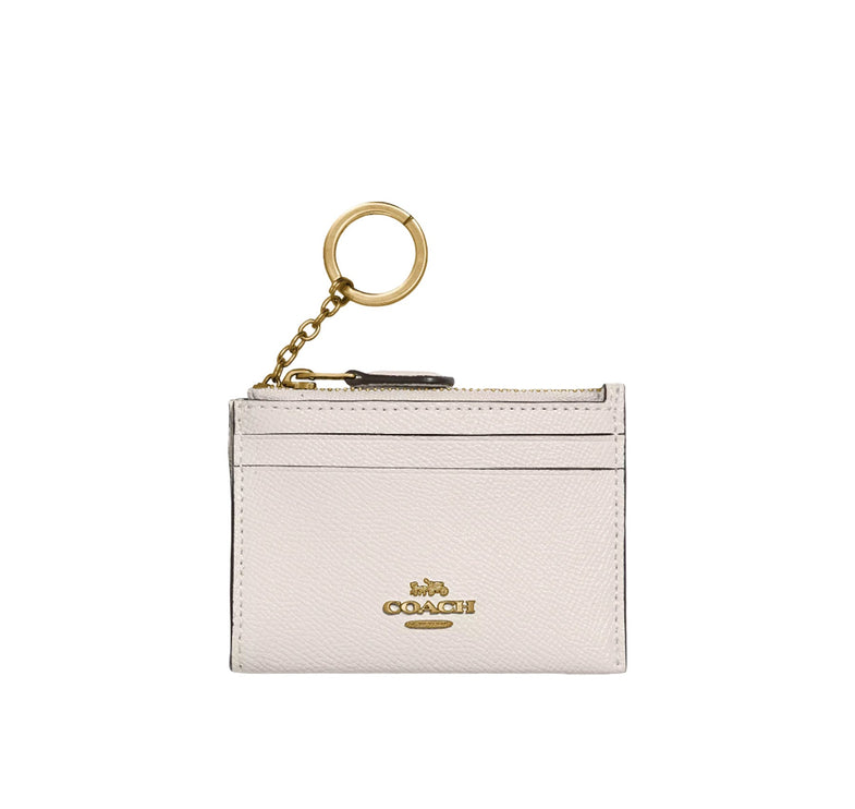 Coach Women's Mini Skinny Id Case Gold/Chalk