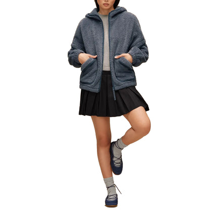 UGG Women's Mariella UGGfluff Zip Hoodie Tahoe Blue