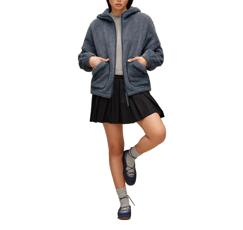 UGG Women's Mariella UGGfluff Zip Hoodie Tahoe Blue