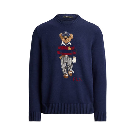 Polo Ralph Lauren Men's Polo Bear Performance Sweater Refined Navy