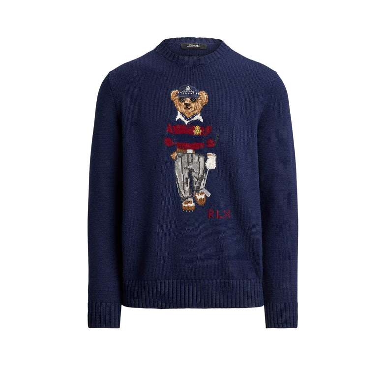 Polo Ralph Lauren Men's Polo Bear Performance Sweater Refined Navy