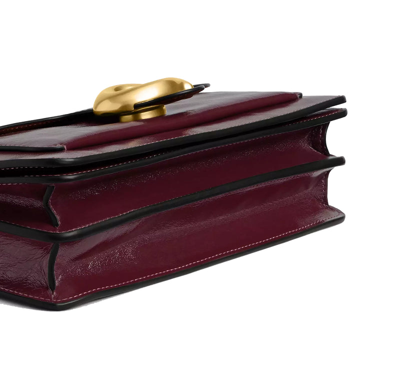 Coach Women's Tabby Shoulder Bag 26 Brass/Dark Cherry