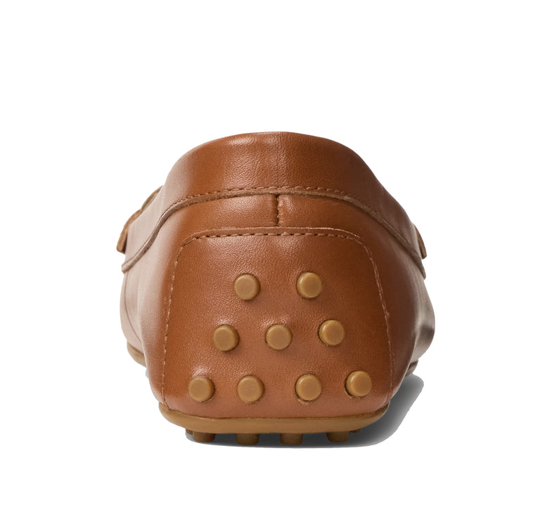Polo Ralph Lauren Women's Barnsbury Leather Driver Lauren Tan