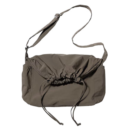 Uniqlo Unisex Drawstring Shoulder Bag 56 Olive