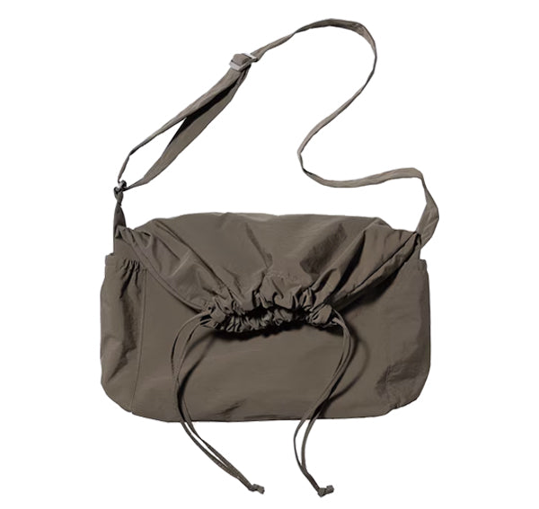 Uniqlo Unisex Drawstring Shoulder Bag 56 Olive