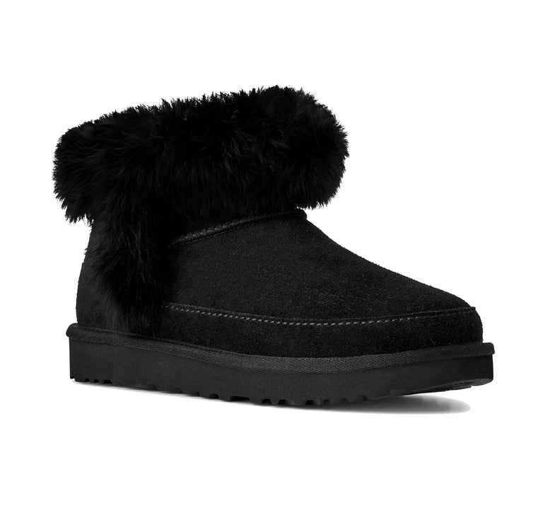 UGG Women's Classic Ultra Mini Chalet Black