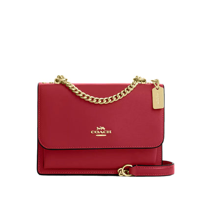 Coach Women's Mini Klare Crossbody Bag Gold/True Red