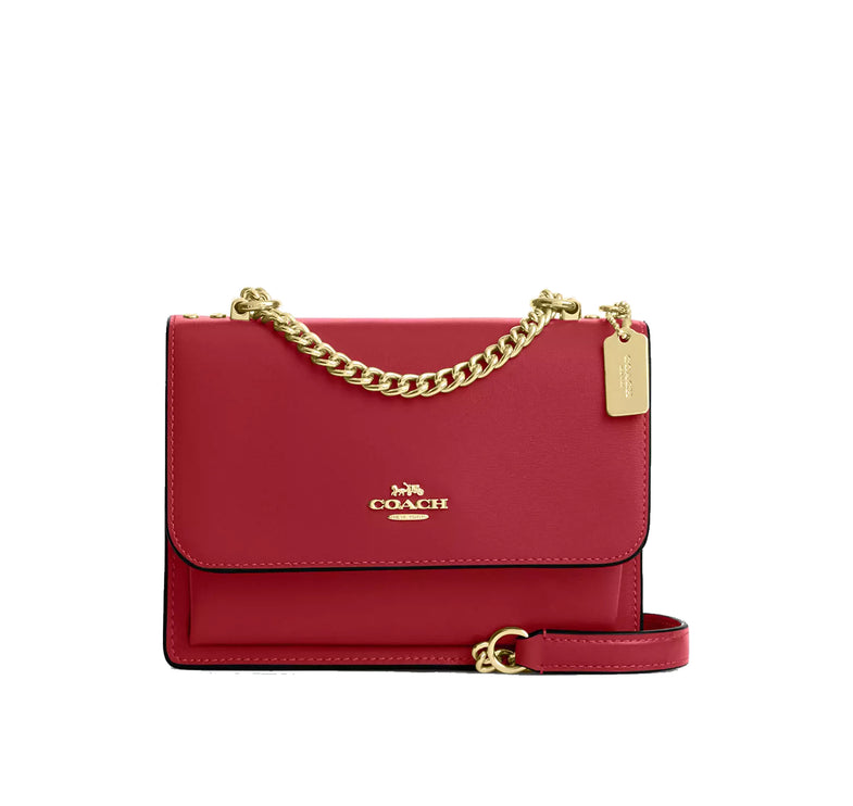 Coach Women's Mini Klare Crossbody Bag Gold/True Red