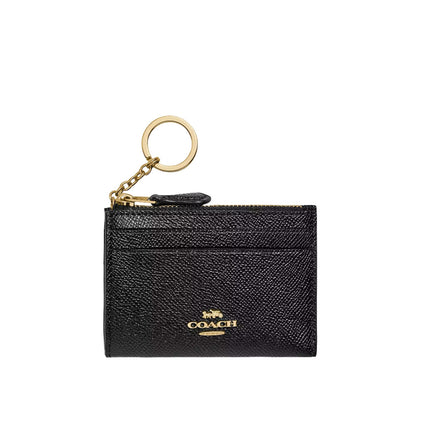Coach Women's Mini Skinny Id Case Gold/Black