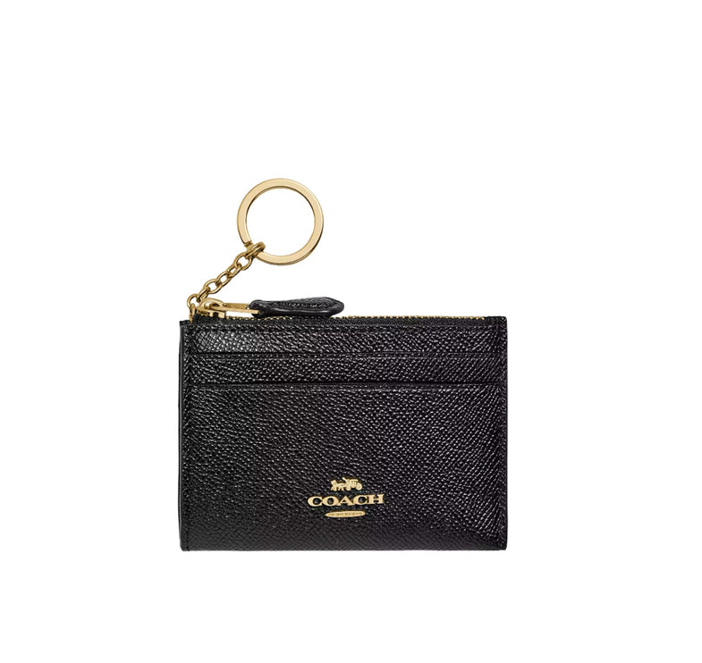 Coach Women's Mini Skinny Id Case Gold/Black