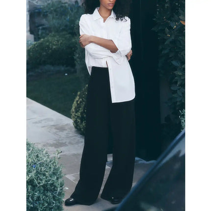alo Women's High-Waist Dreamscape Trouser (Long) Black