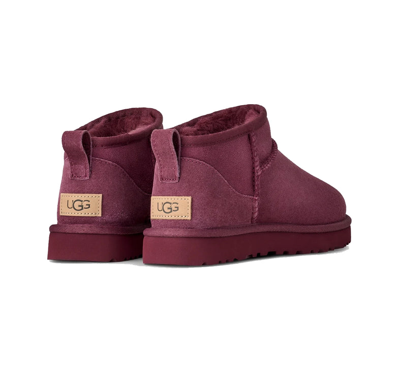 UGG Women's Classic Ultra Mini Boots Burnt Magenta