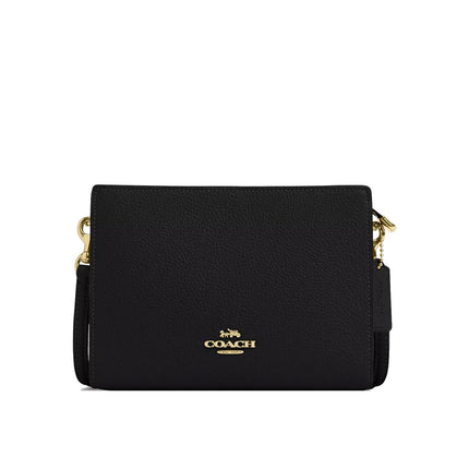 Coach Women's Slim Crossbody Bag Gold/Black