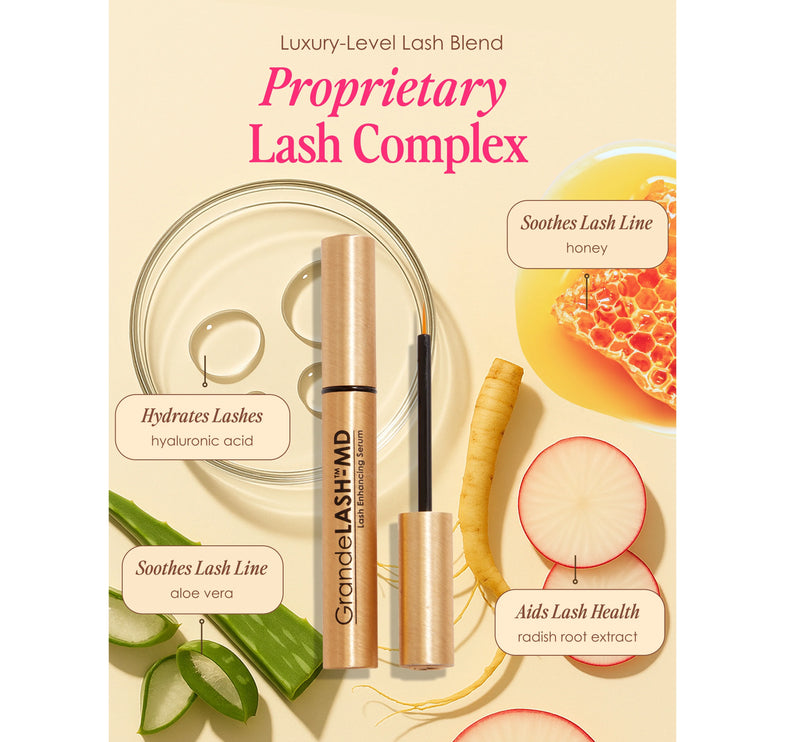 Grande Cosmetics GrandeLASH-MD Lash Enhancing Serum Mini Size 0.05 oz/1.5 mL