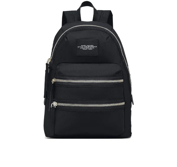 Marc Jacobs Women's The Biker Nylon Large Backpack Black - Hemen Kargoda