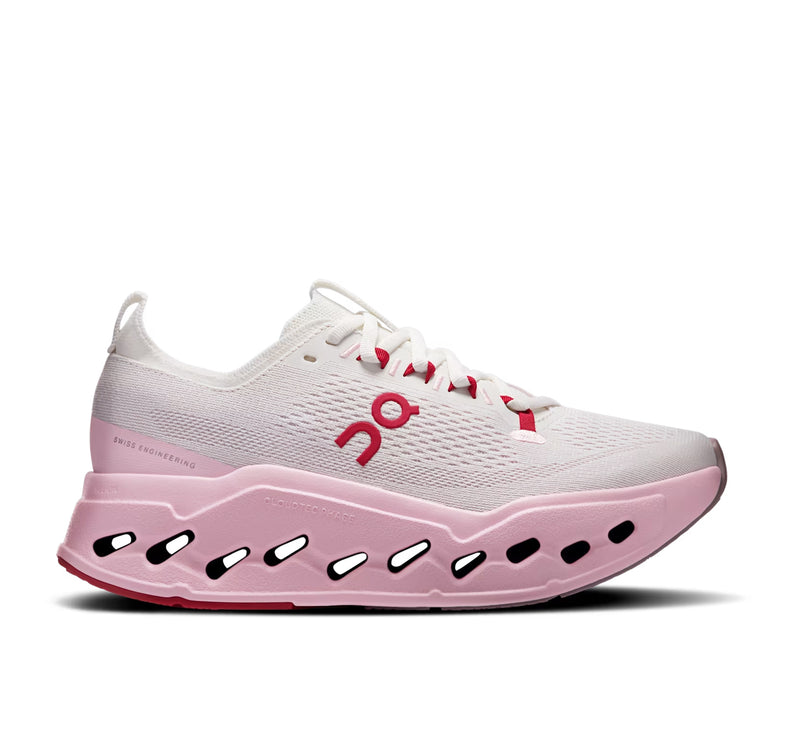 ON Women's Cloudsurfer Max Ivory/Peony