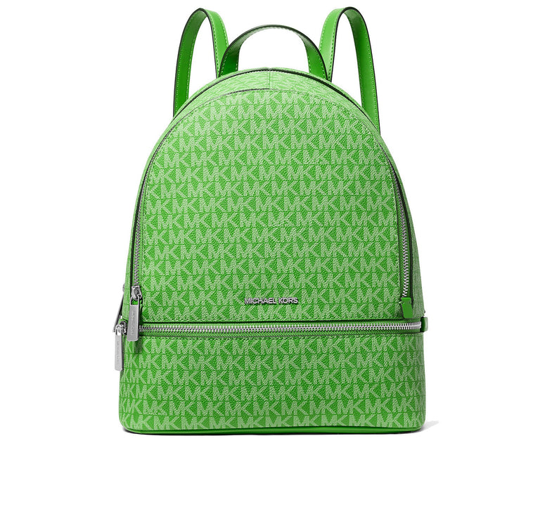 Michael Kors Women's Rhea Medium Signature Logo Backpack Jungle