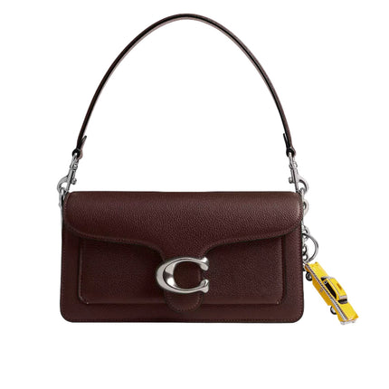 Coach Unisex Small Taxi Bag Charm Silver/Multi
