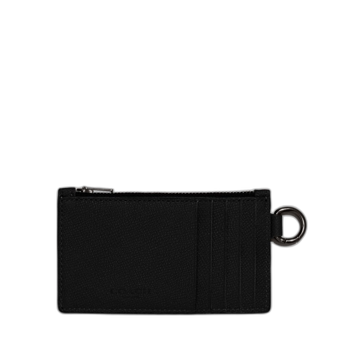 Coach Women's Zip Card Case Black