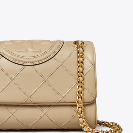 Tory Burch Women's Small Fleming Soft Convertible Shoulder Bag Fresh Clay