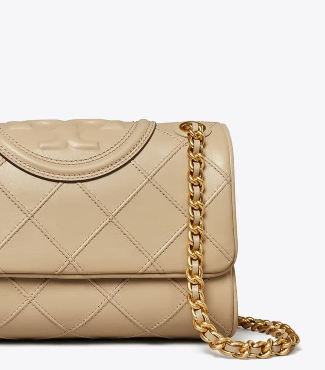 Tory Burch Women's Small Fleming Soft Convertible Shoulder Bag Fresh Clay