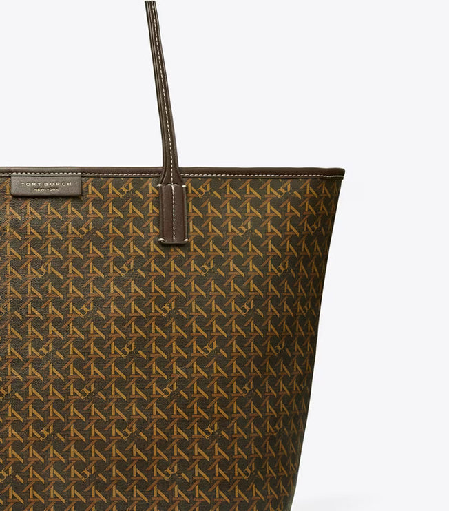 Tory Burch Women's Ever-Ready Zip Tote Walnut