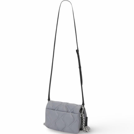 Marc Jacobs Women's Small Quilted Pillow Bag Rock Grey