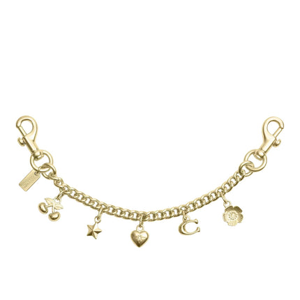 Coach Women's Gold Swagger Chain With Charms Gold/Gold