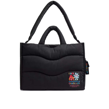Coach Women's Coachtopia Loop Tote With Wavy Quilting Black