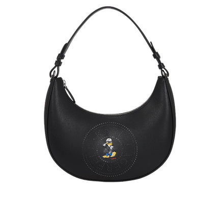 Disney x KARL LAGERFELD Women's Moon Shoulder Bag Black