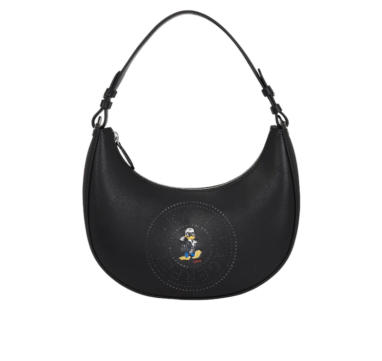 Disney x KARL LAGERFELD Women's Moon Shoulder Bag Black