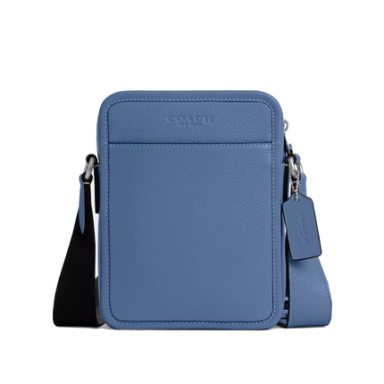 Coach Unisex Sullivan Crossbody Bag Silver/Light Denim