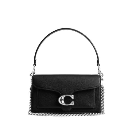 Coach Women's Short Chunky Curb Chain Strap Silver