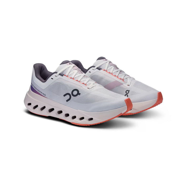 ON Women's Cloudsurfer Next White/Flame