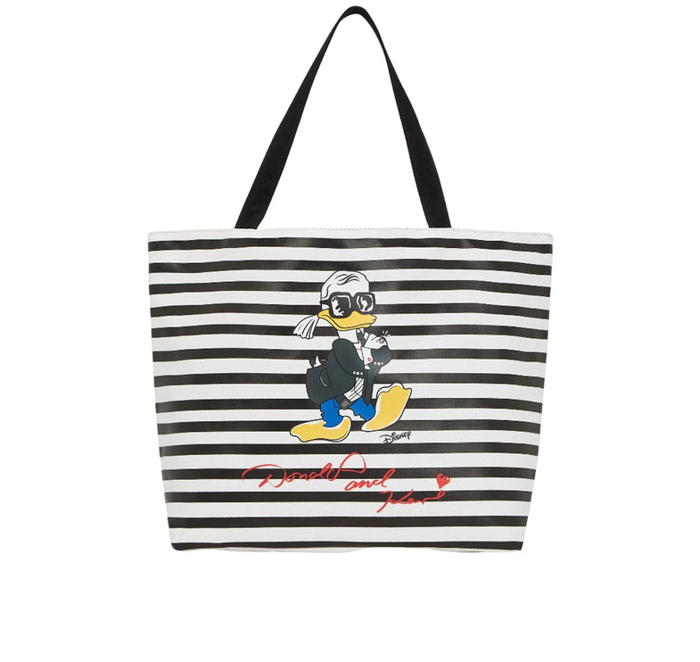 Disney x KARL LAGERFELD Unisex Reversible Shopper Black