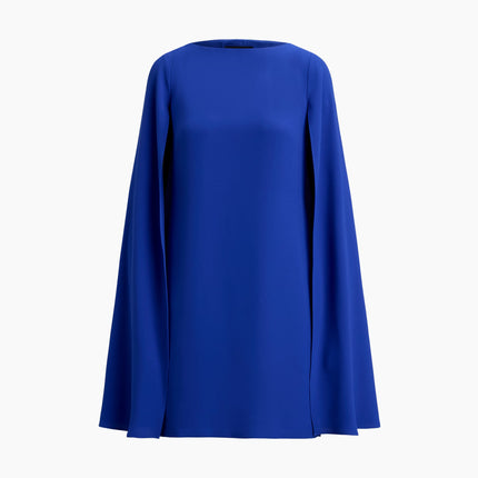 Polo Ralph Lauren Women's Cape Georgette Cocktail Dress Cruise Royal
