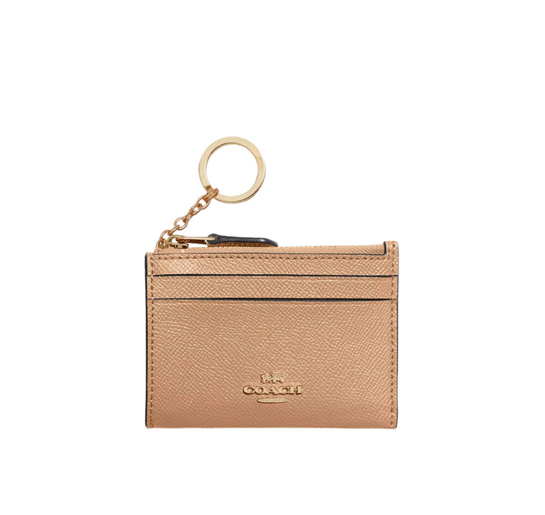 Coach Women's Mini Skinny Id Case Gold/Taupe