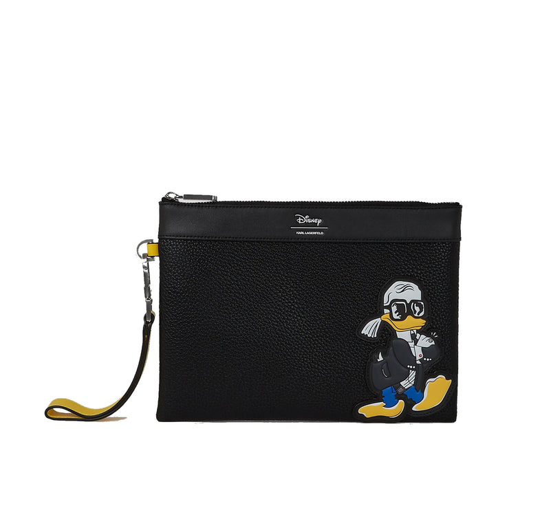 Disney x KARL LAGERFELD Unisex Pouch Black