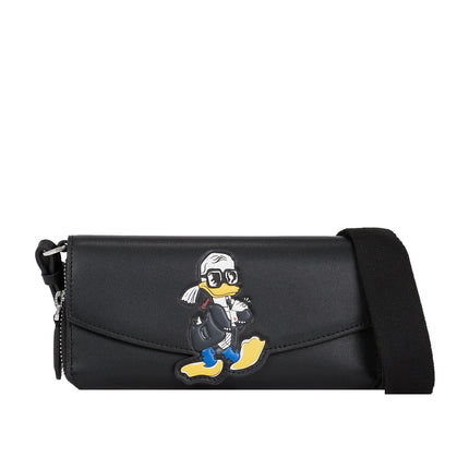 Disney x KARL LAGERFELD Women's Crossbody Wallet Black