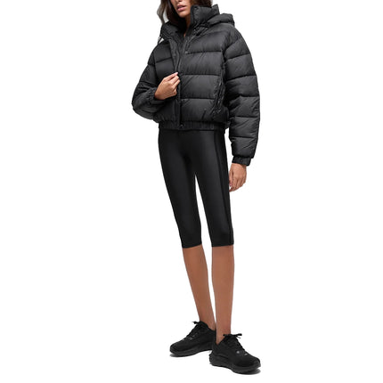 alo Women's Aspen Love Puffer Jacket Black