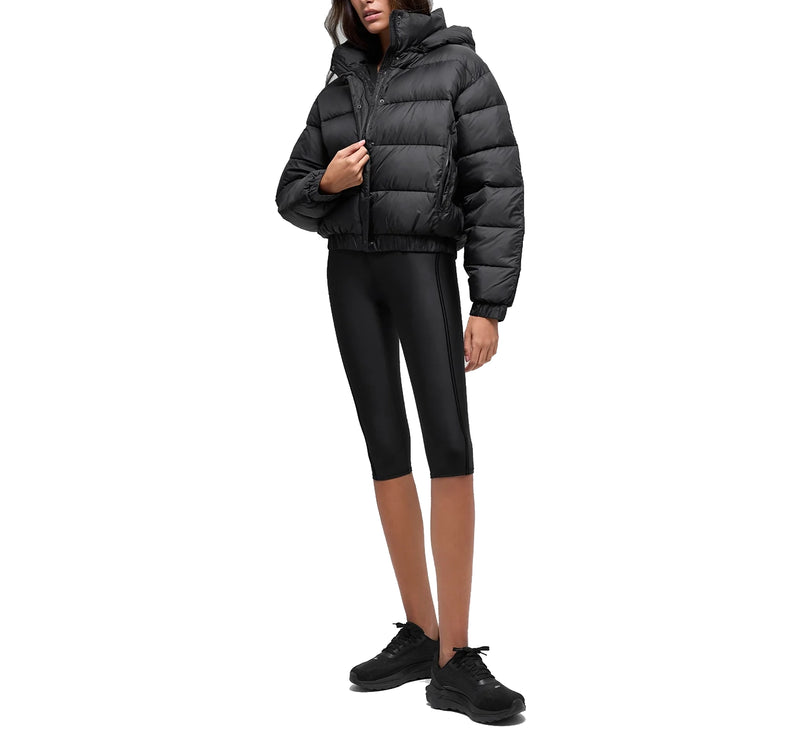 alo Women's Aspen Love Puffer Jacket Black