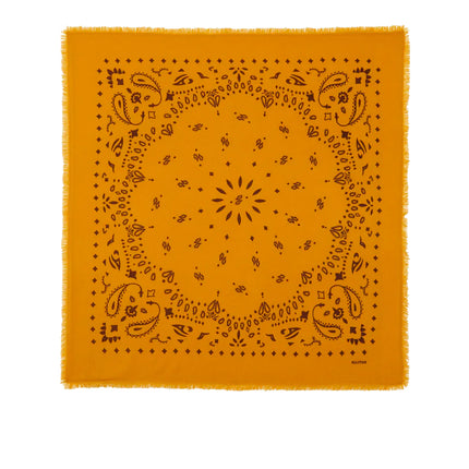 KUJTEN Women's Large Bandana Hachiko Saffron Yellow