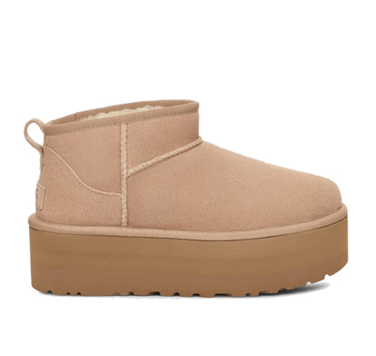 UGG Women's Classic Ultra Mini Platform Sand - Hemen Kargoda

