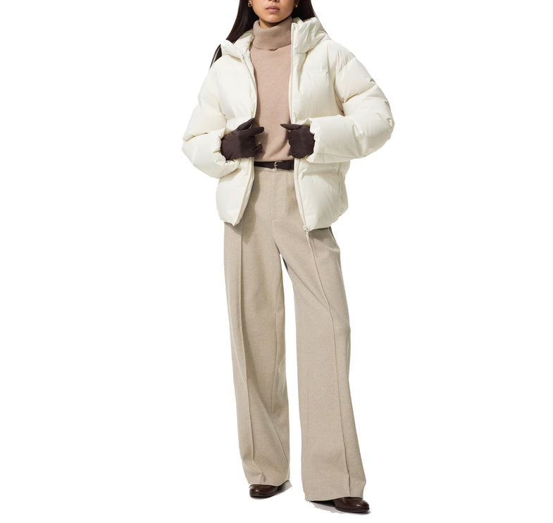Uniqlo Women's Seamless Down Parka 01 Off White