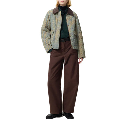 Uniqlo Women's Padded Utility Short Jacket | Pattern 34 Brown