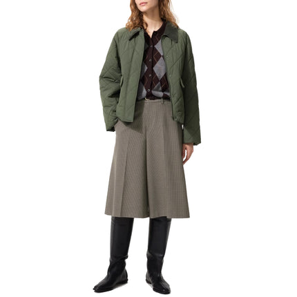 Uniqlo Women's Padded Utility Short Jacket 56 Olive