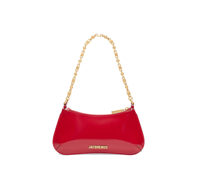 Jacquemus Women's The Small Bisou Chaîne Red/Gold