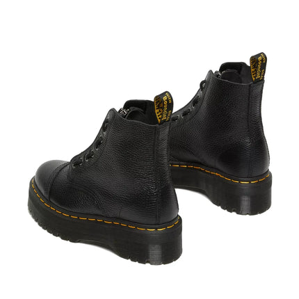 Dr. Martens Unisex Sinclair Millet Nappa Leather Platform Boots Black